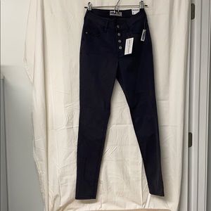 Grey Old Navy Rockstar Super Skinny High Rise Jeans, 4